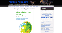 Desktop Screenshot of carbon-price.com